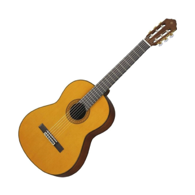 Guitarra Clásica Yamaha C80 Para Diestros Natural Brillante