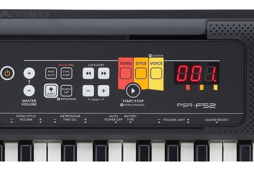 Teclado Organeta Yamaha Psr-f52 + Adaptador Pa-3c Original - Imagen 2