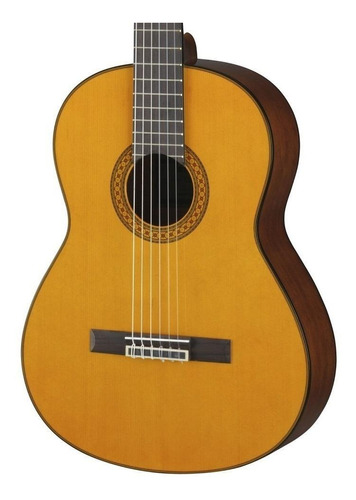 Guitarra Clásica Yamaha C80 Para Diestros Natural Brillante - Imagen 4