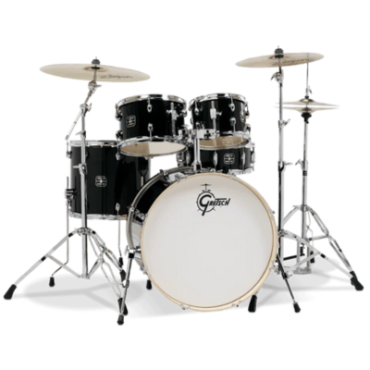 Bateria Gretsch Ge4E825B Negra 5 Piezas